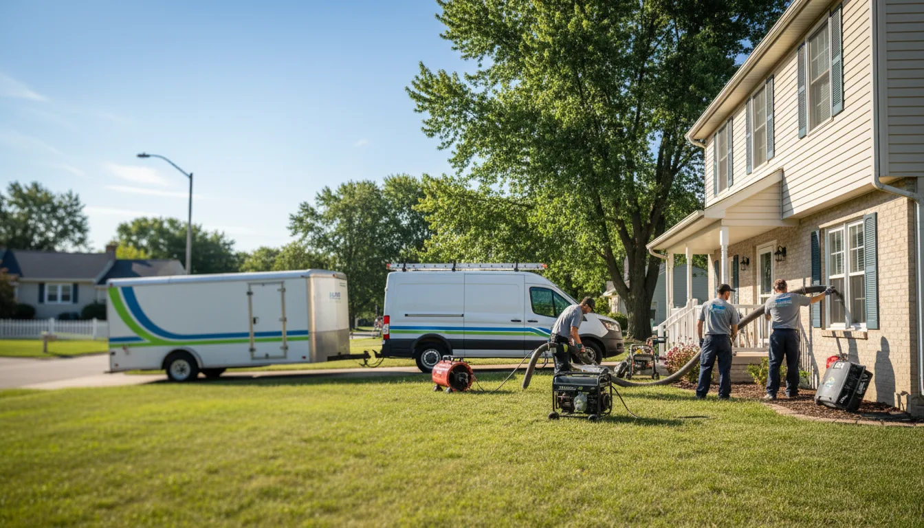 Flooded Basement Restoration And Cleanup With Repair in Williamsburg, IA near me